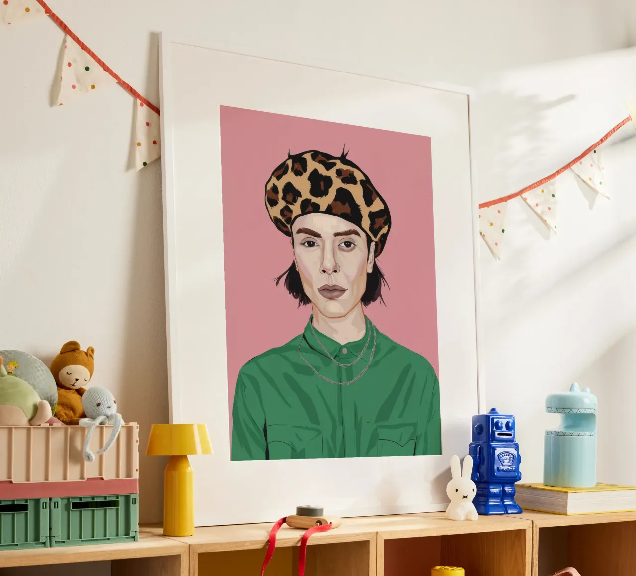 Leopard Grace poster by Twilight Muse