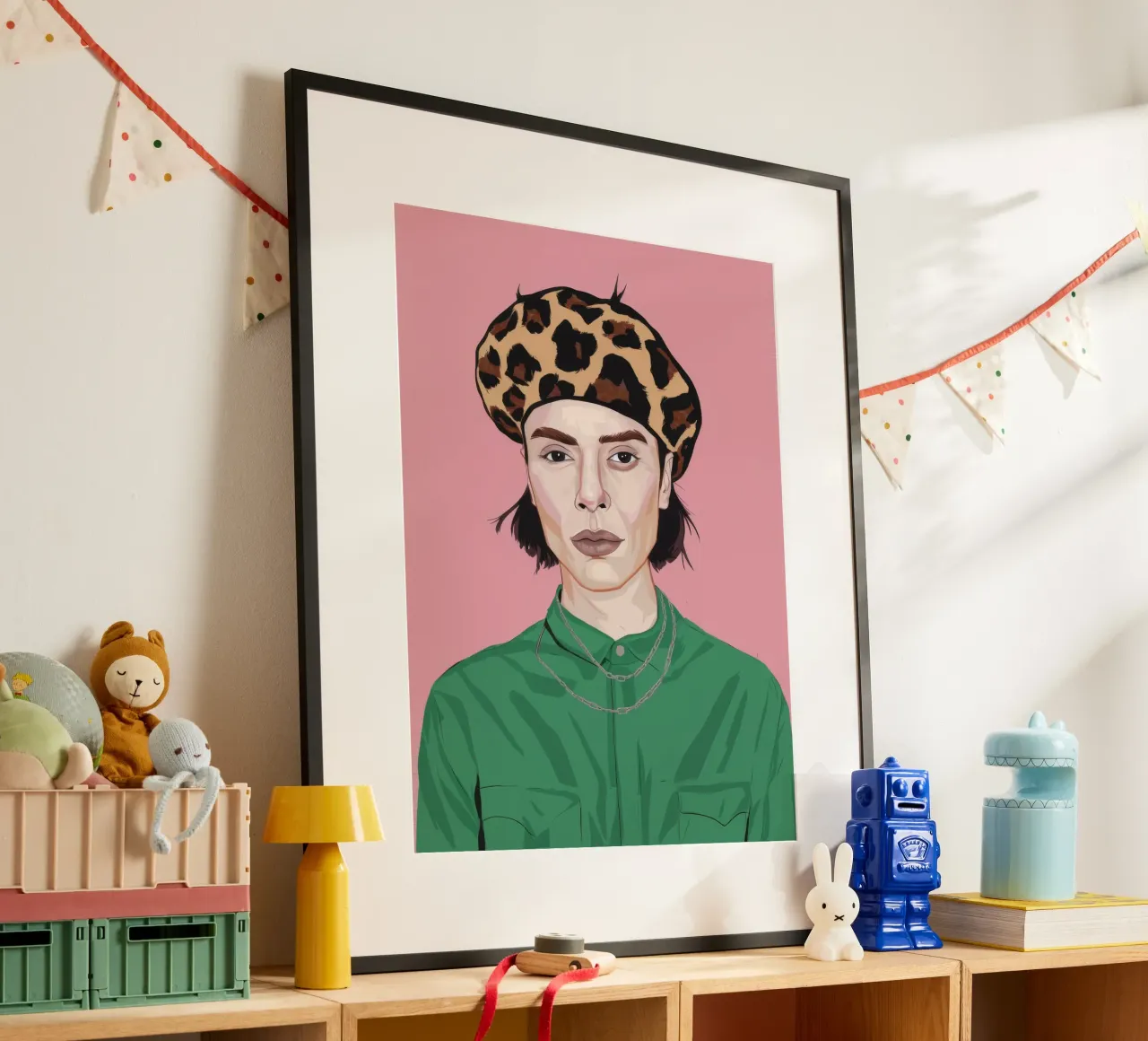 Leopard Grace poster by Twilight Muse