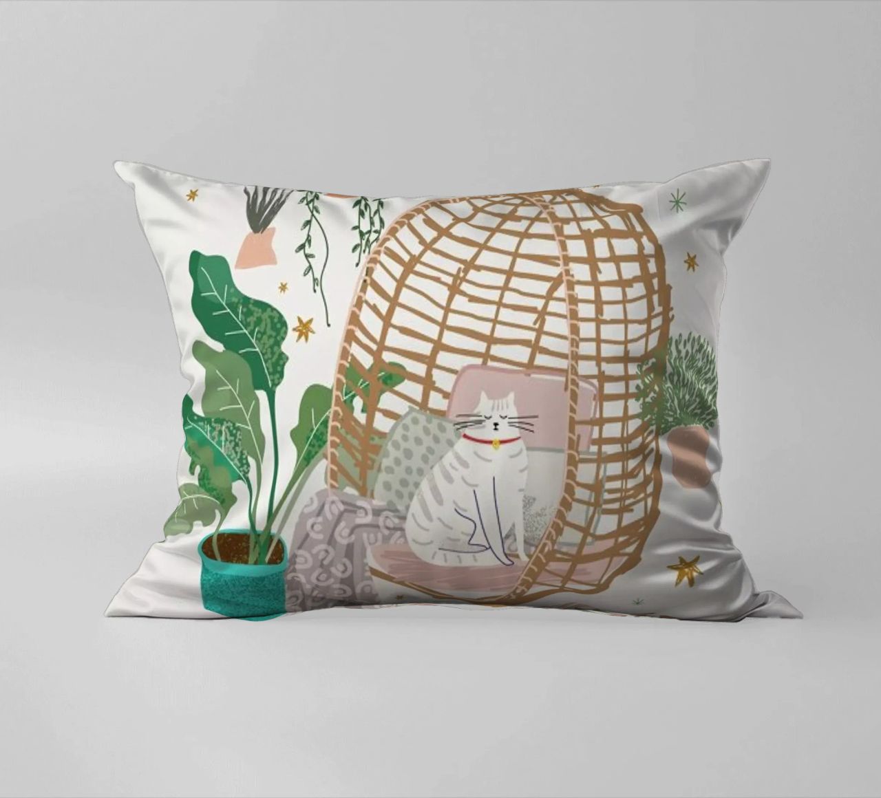 The Hygge Cat cuscino da Pure