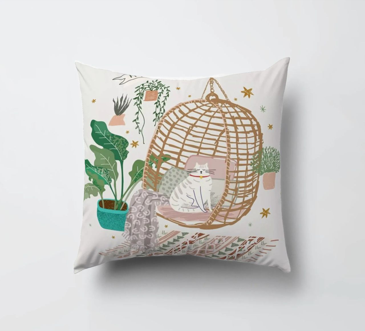 The Hygge Cat cuscino da Pure