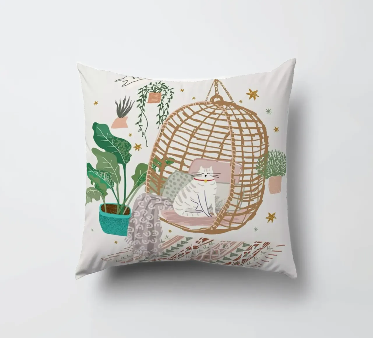 The Hygge Cat cuscino da Pure