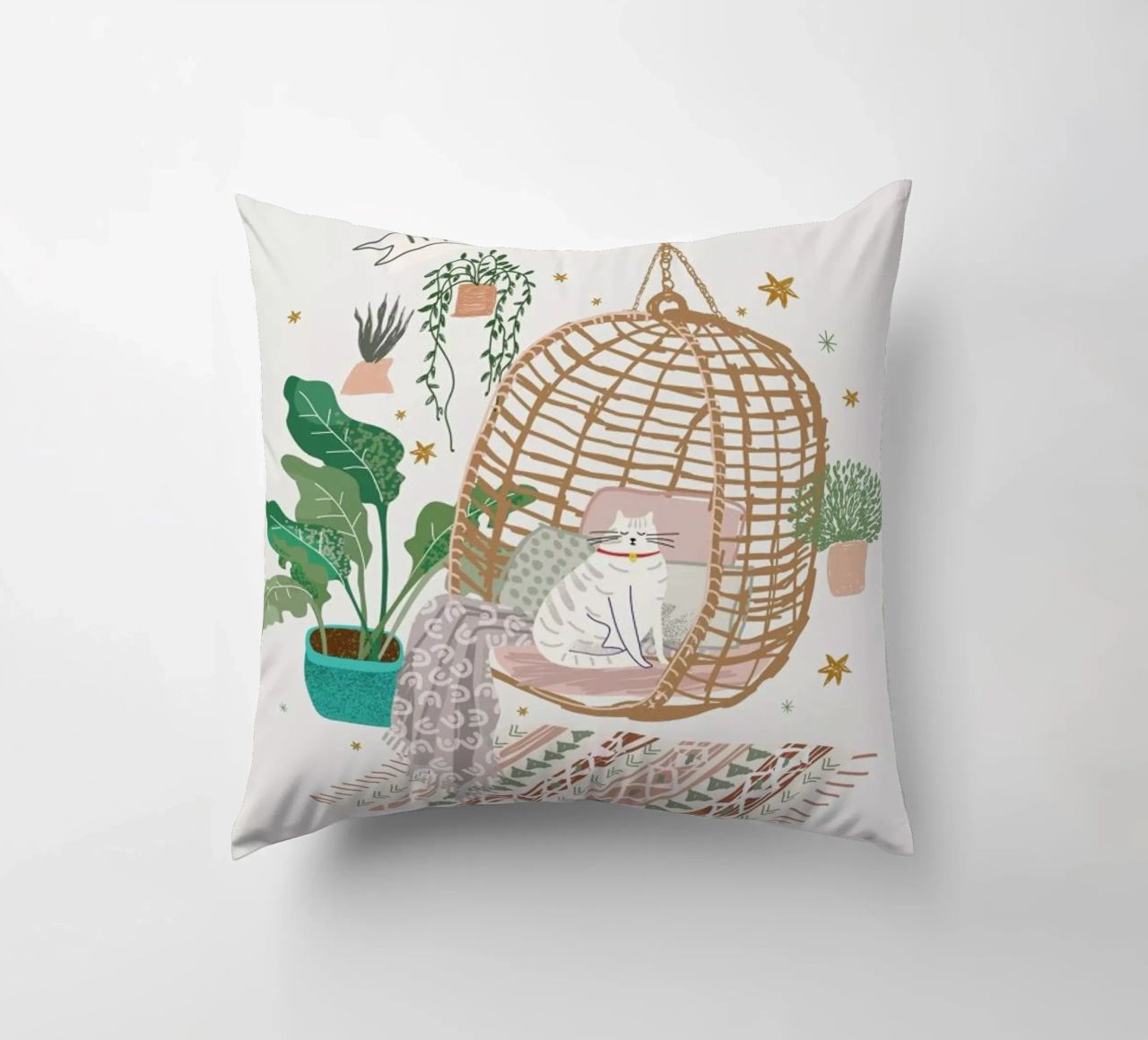 The Hygge Cat cuscino da Pure