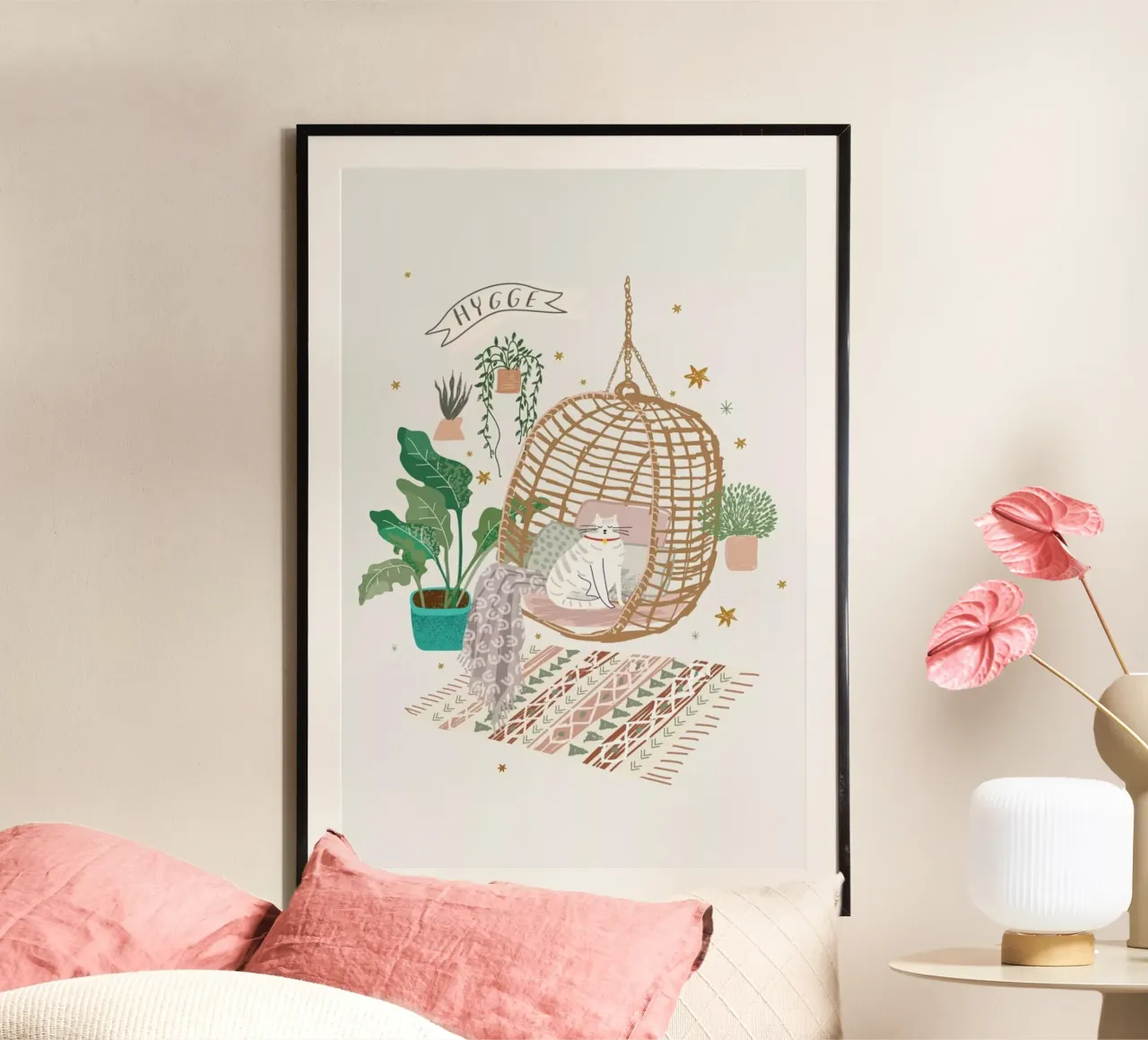 The Hygge Cat poster da Pure