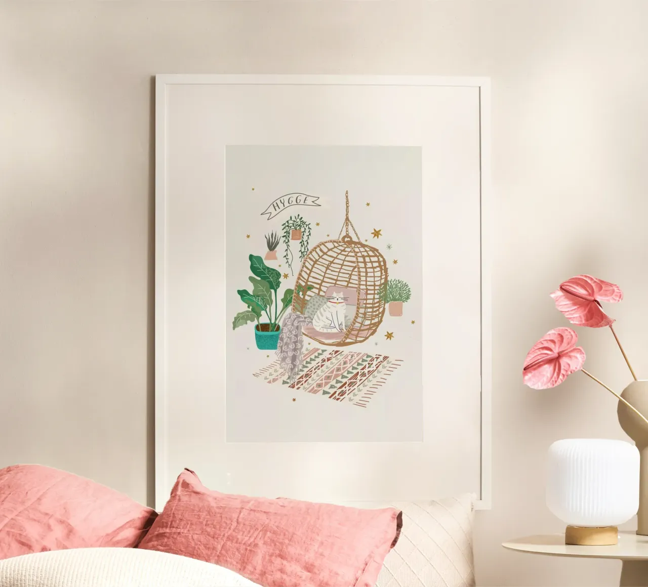 The Hygge Cat poster da Pure