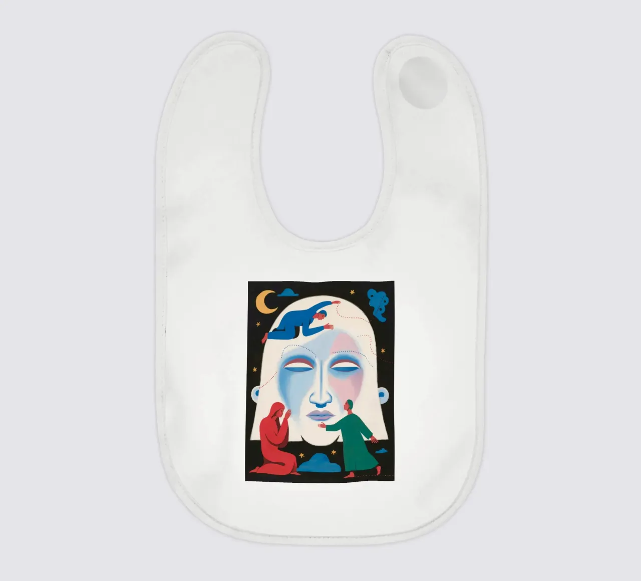 Celestial Dance baby bib by Twilight Muse