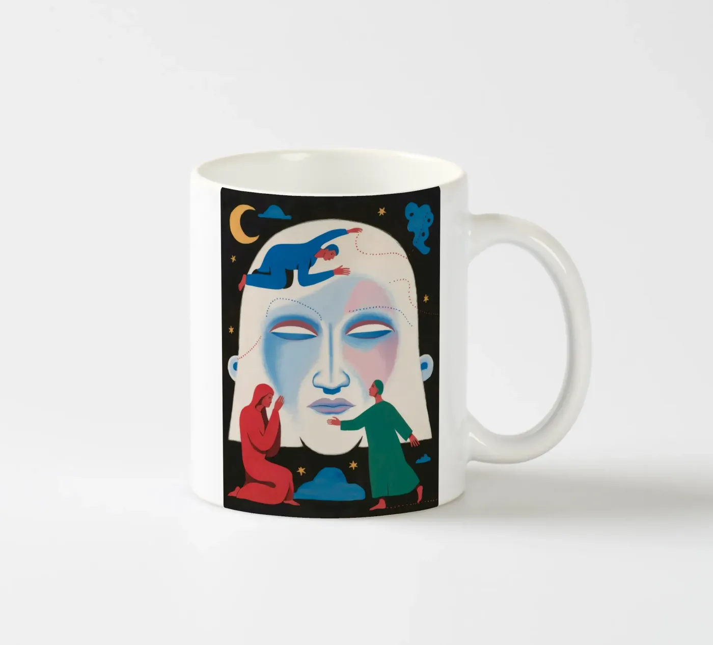 Celestial Dance ceramic mug by Twilight Muse