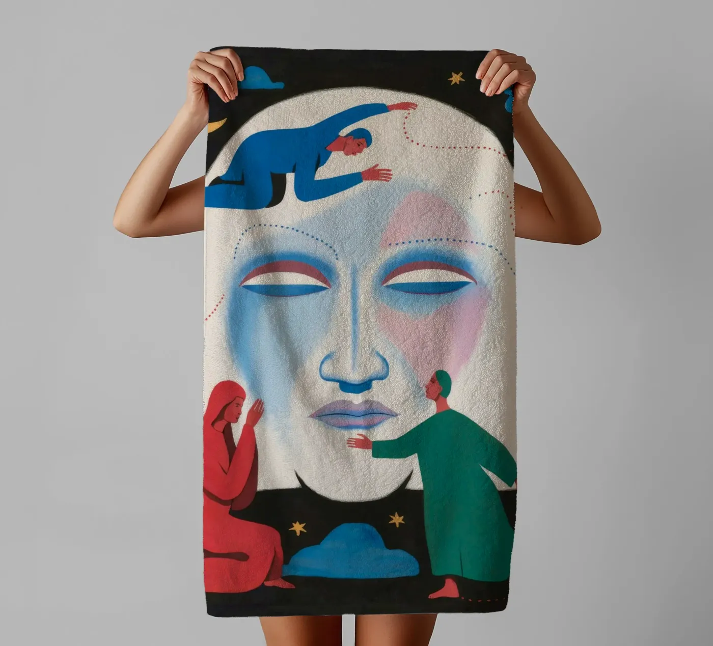 Celestial Dance towel by Twilight Muse