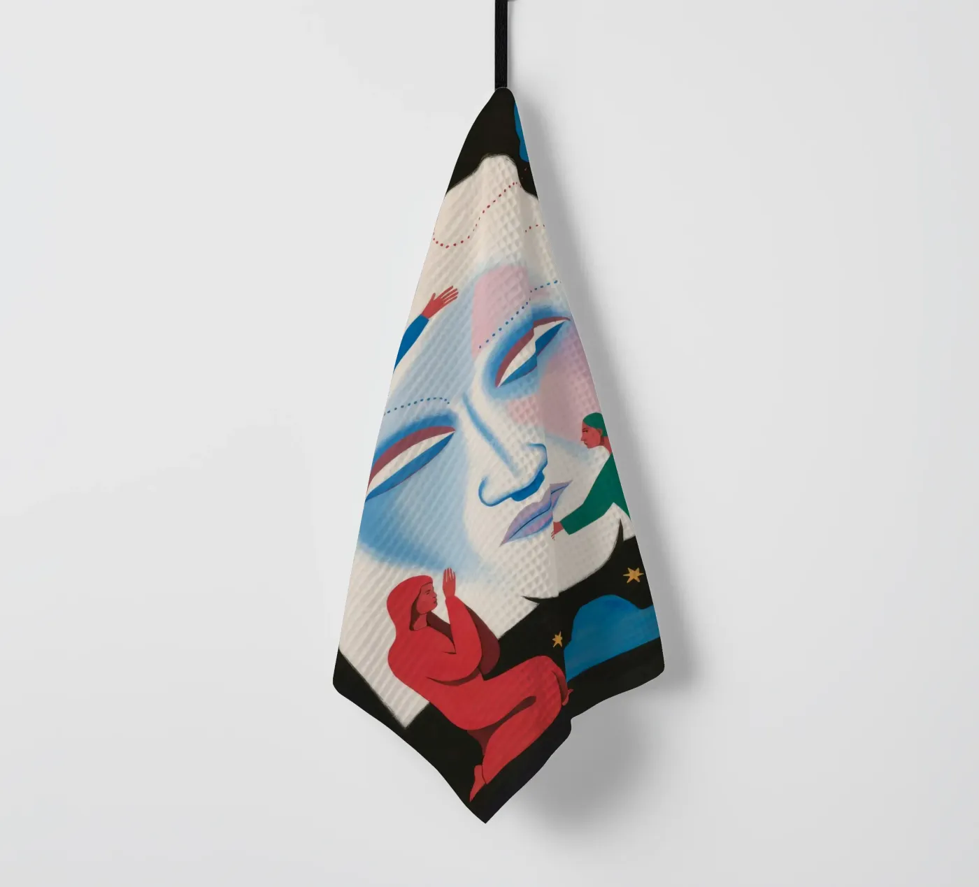 Celestial Dance tea towel by Twilight Muse