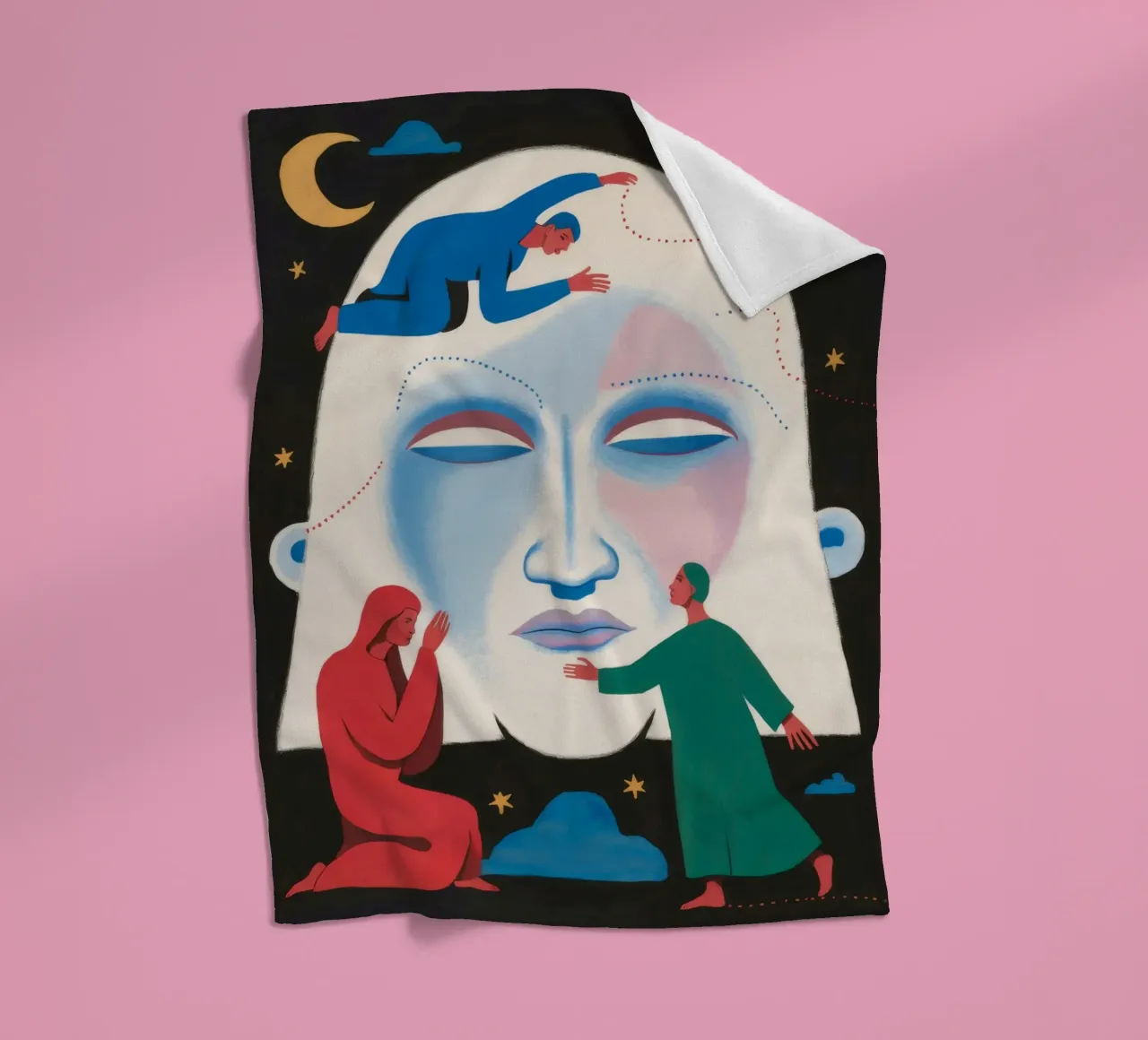 Der himmlische Tanz Fleecedecke von Twilight Muse