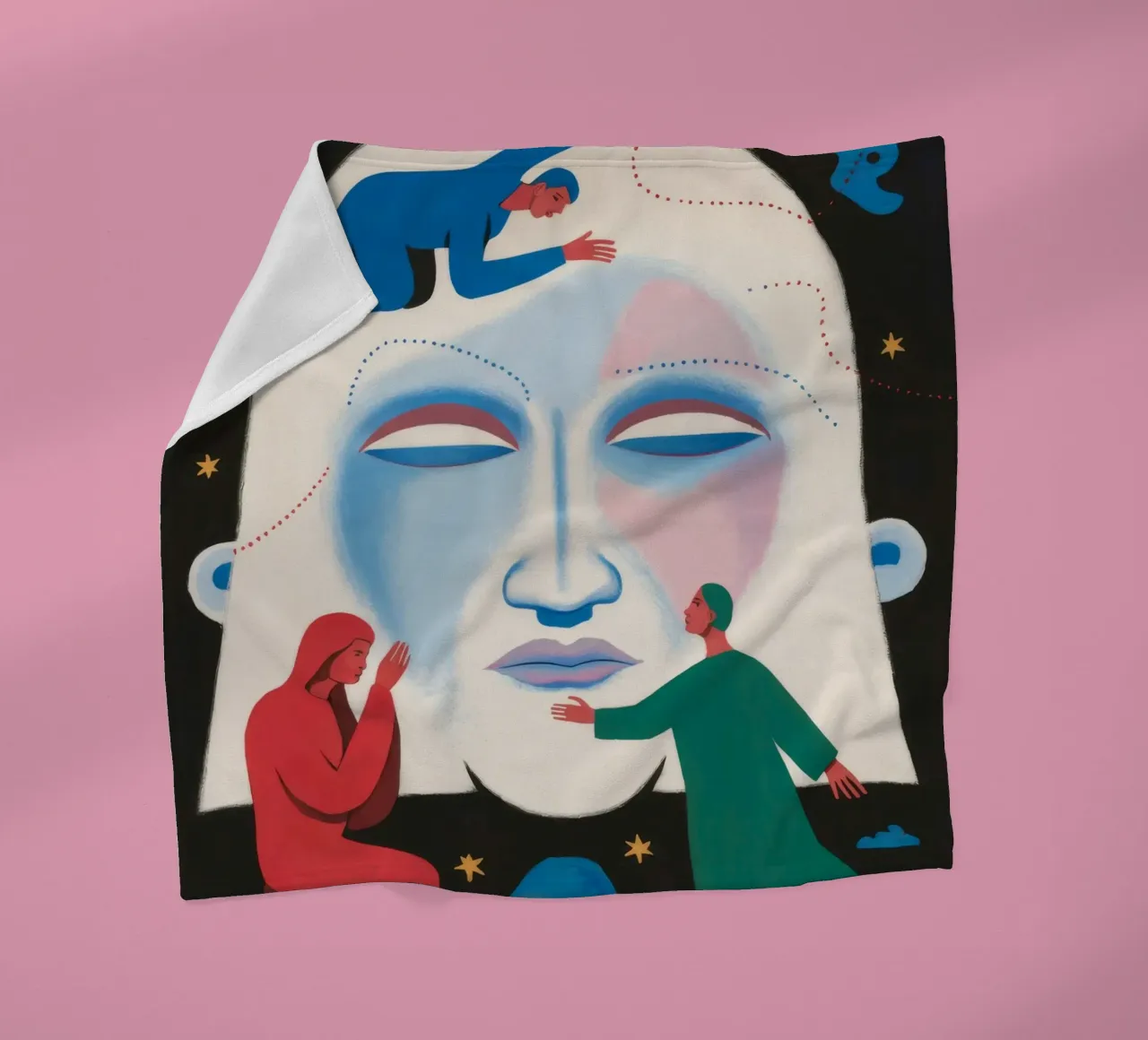 Der himmlische Tanz Fleecedecke von Twilight Muse