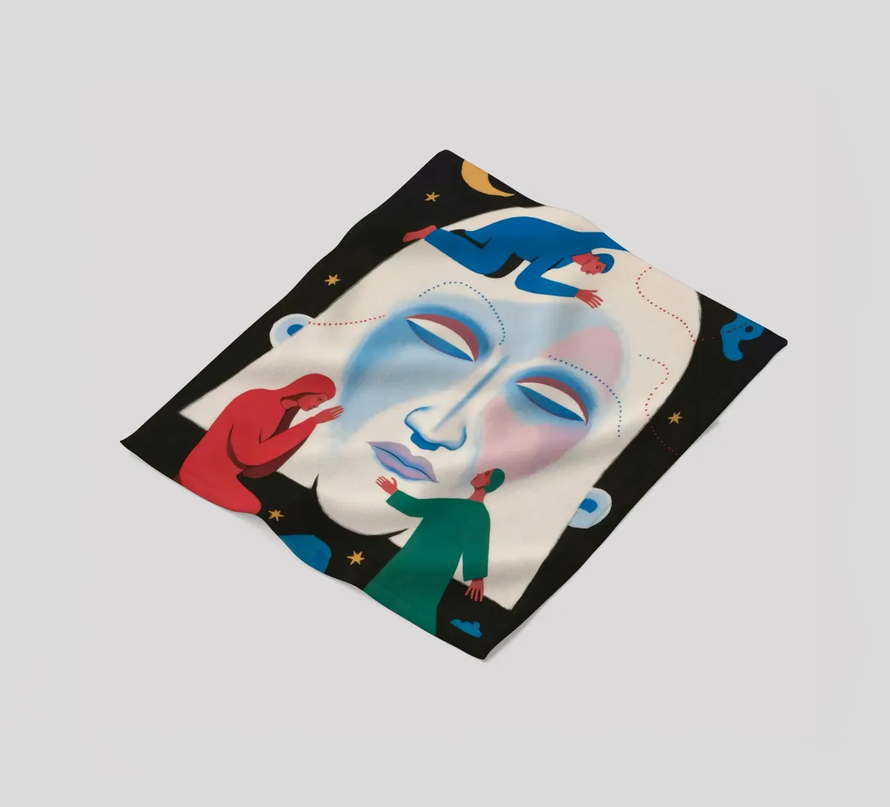 Der himmlische Tanz Fleecedecke von Twilight Muse