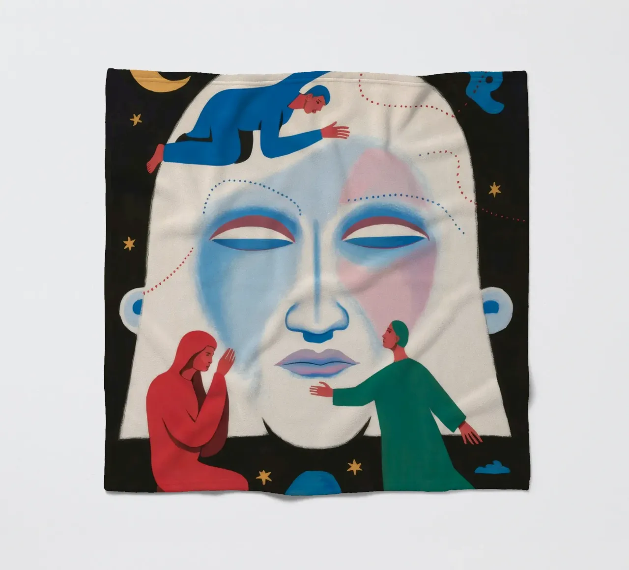 Der himmlische Tanz Fleecedecke von Twilight Muse