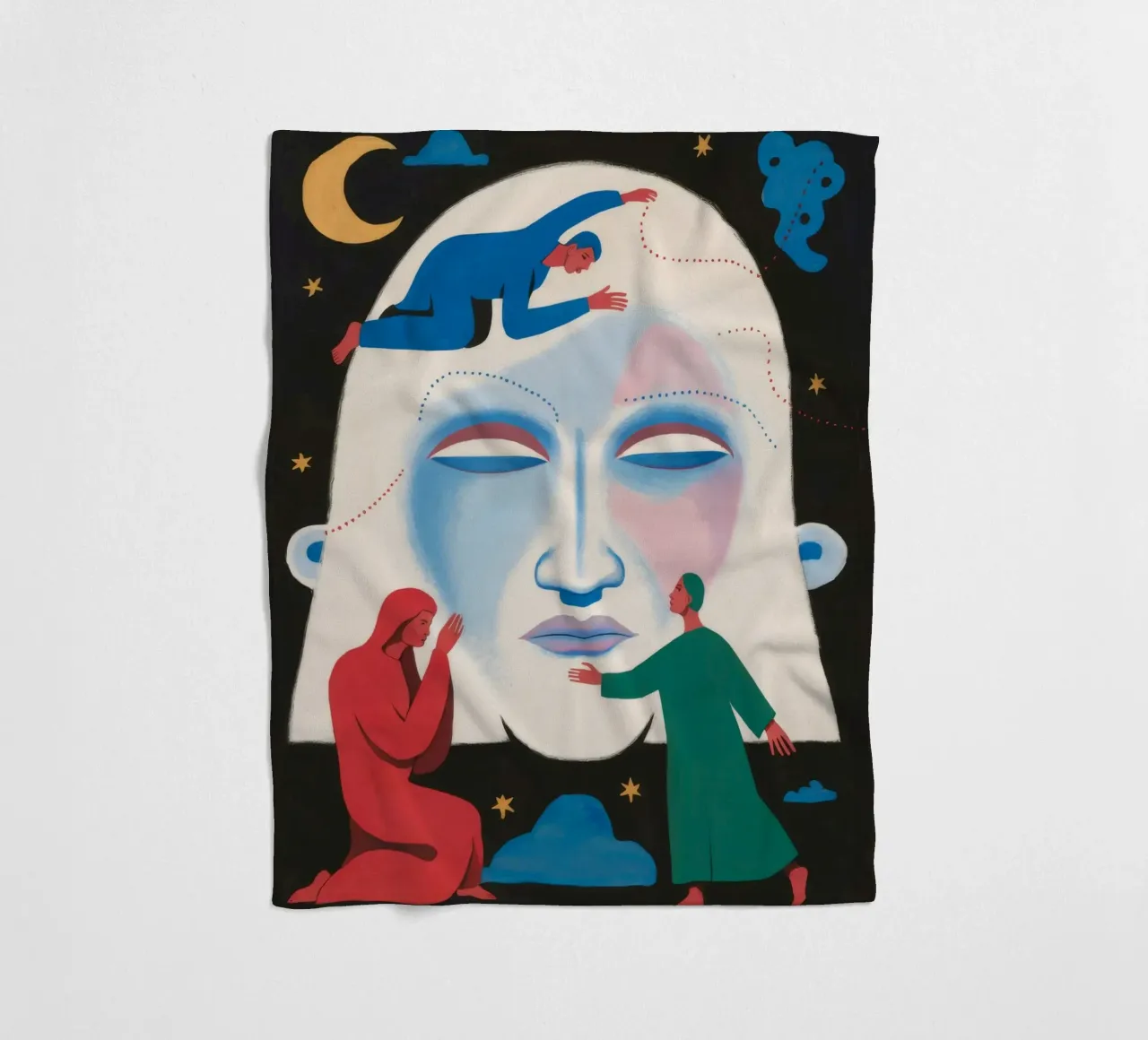 Der himmlische Tanz Fleecedecke von Twilight Muse