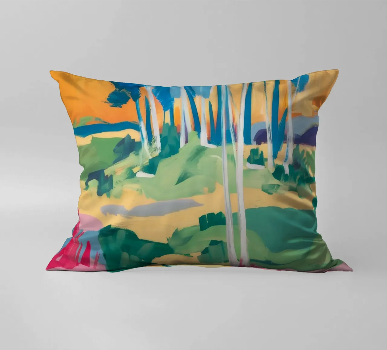 Whispers of Wilderness decorative cushion by Mystic Grain