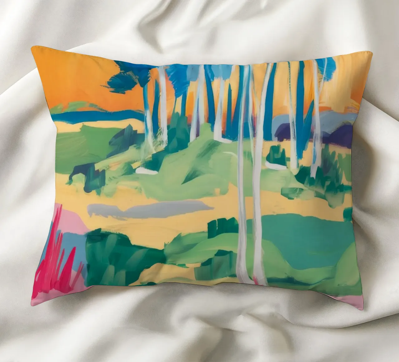 Whispers of Wilderness decorative cushion by Mystic Grain