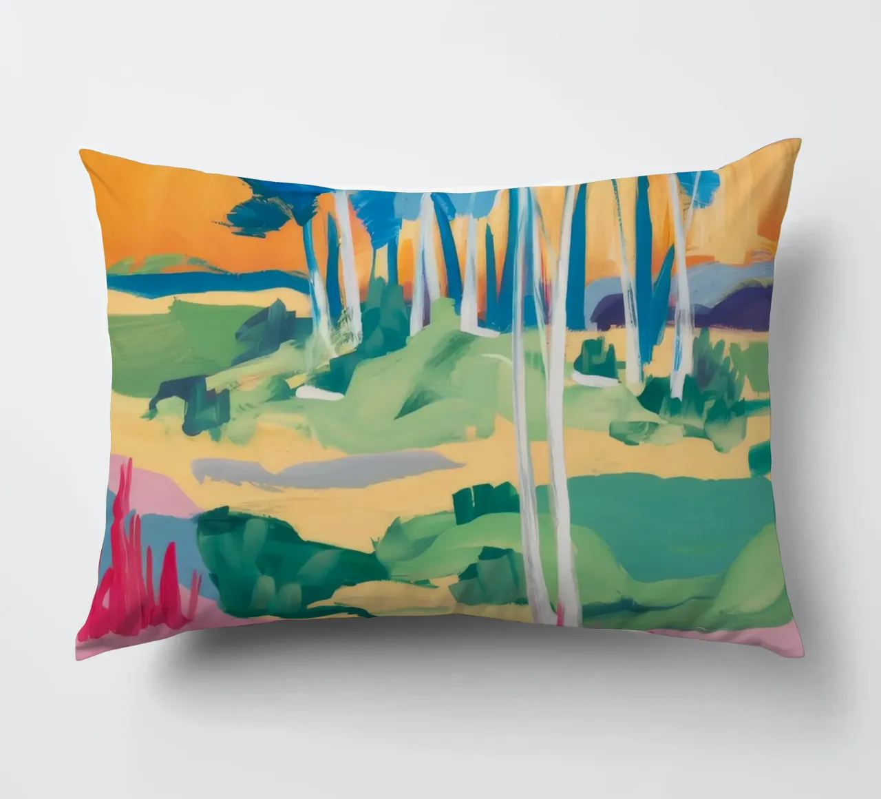 Whispers of Wilderness decorative cushion by Mystic Grain