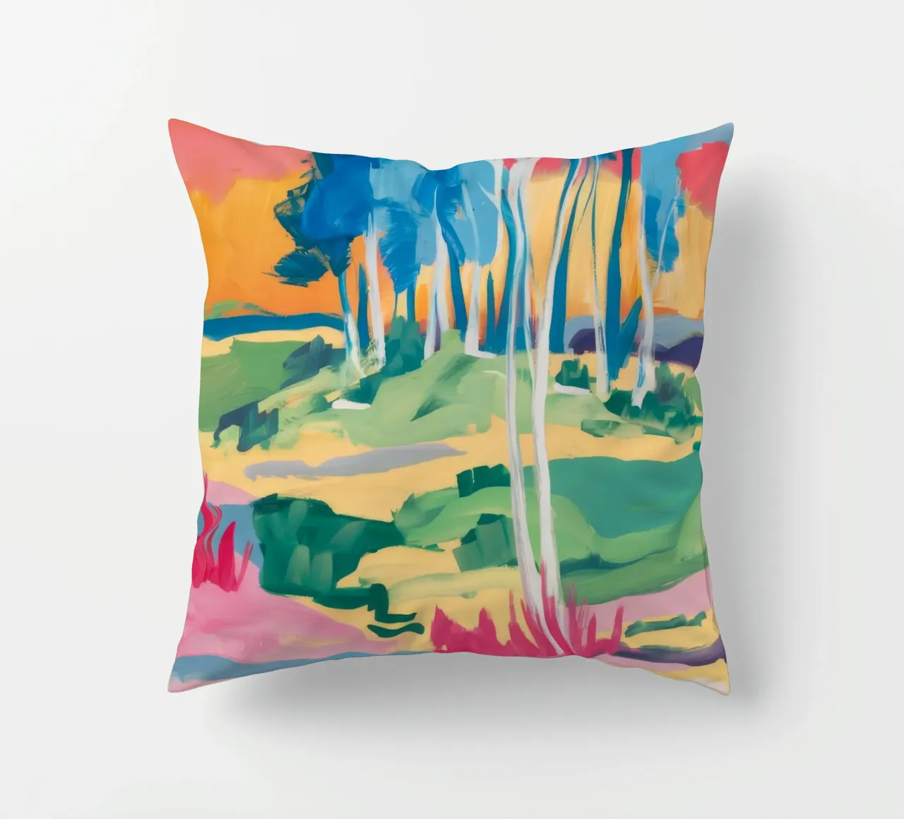 Whispers of Wilderness decorative cushion by Mystic Grain