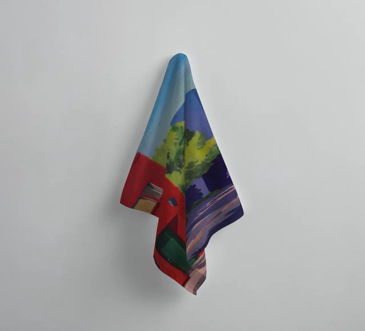 Urban Shadow Rhythm towel by Mystic Grain