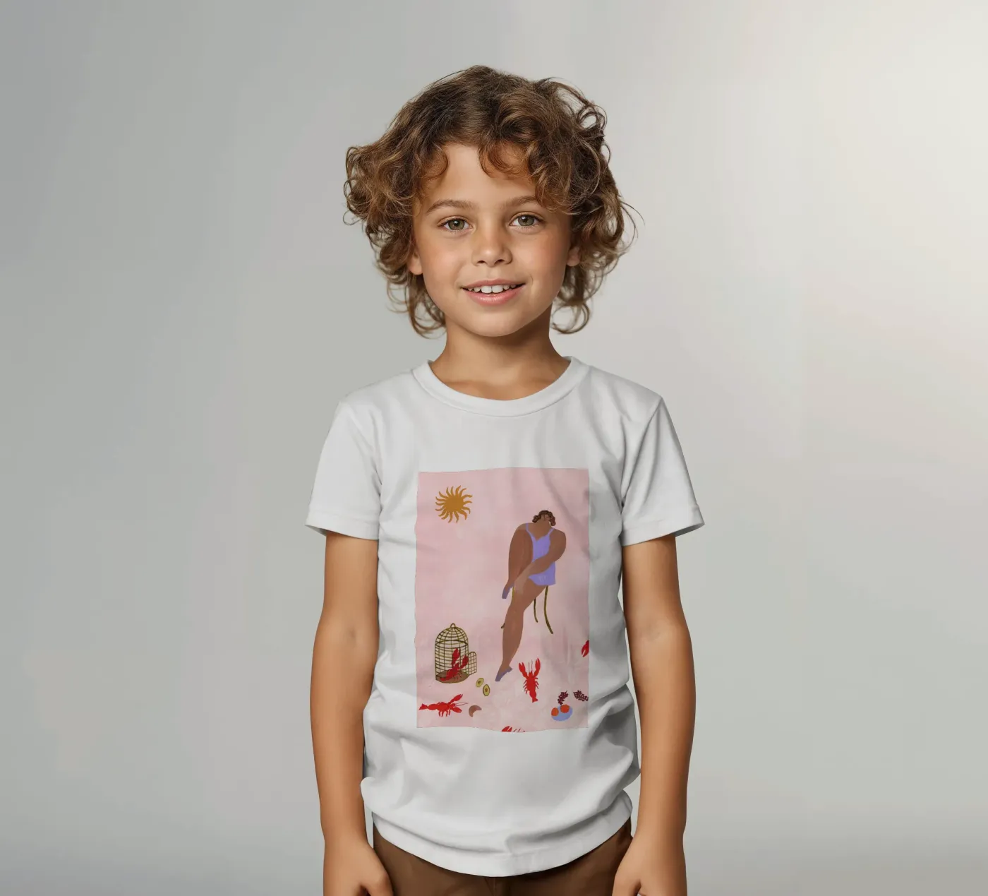 Pets t-shirt bambini da Nudes and Croissants