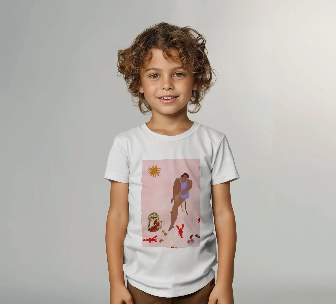 Pets t-shirt bambini da Nudes and Croissants