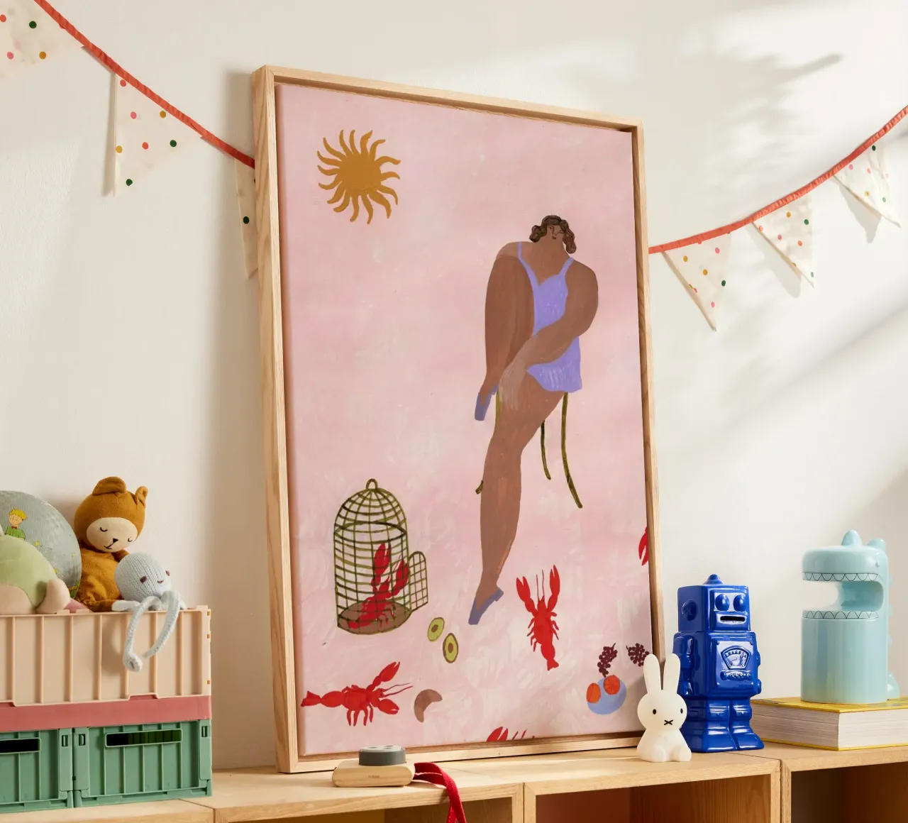 Pets tela da Nudes and Croissants