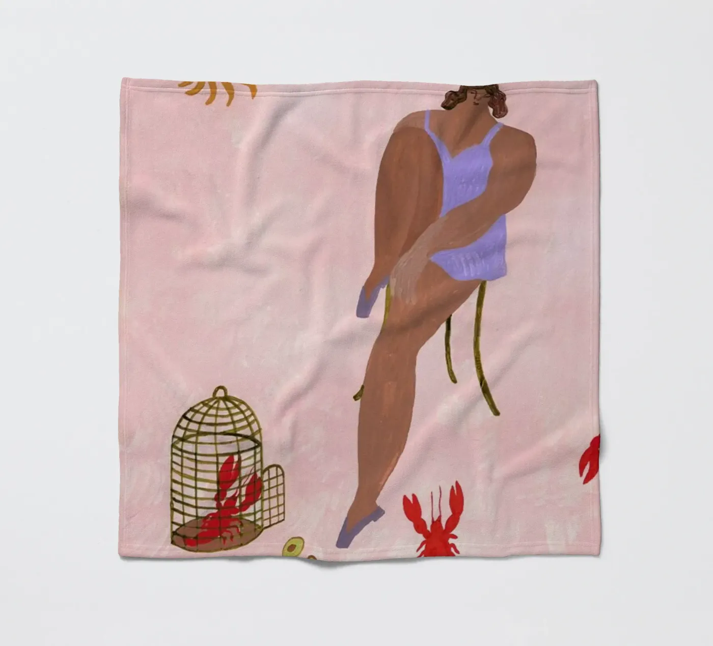 Pets Fleecedecke von Nudes and Croissants