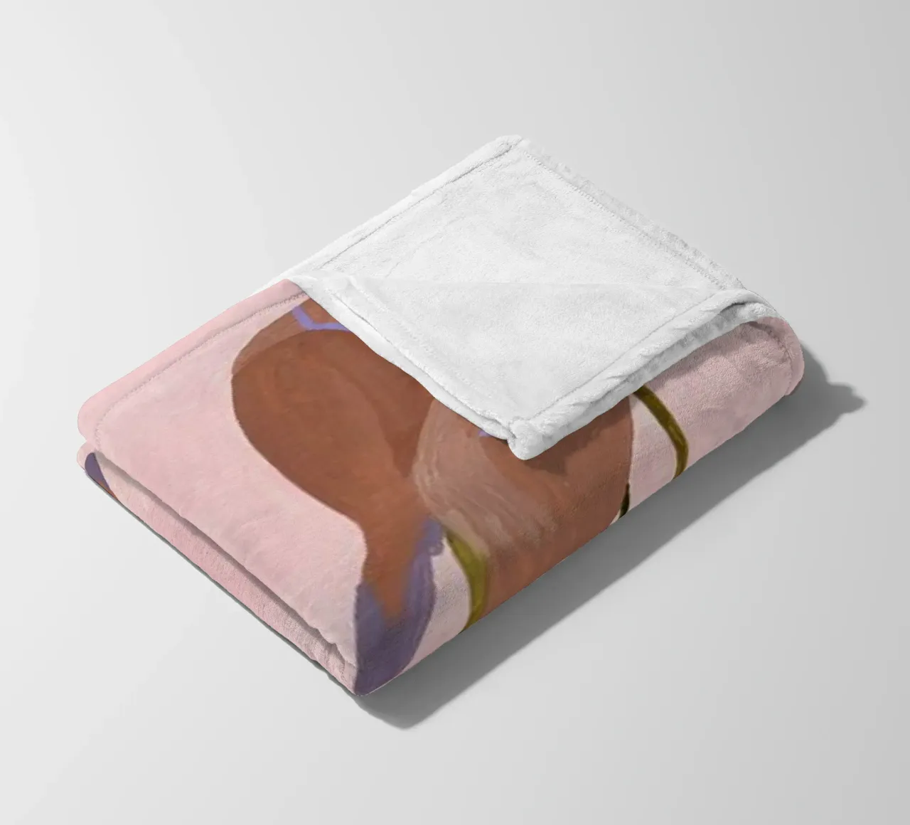 Pets fleece blanket by Nudes and Croissants