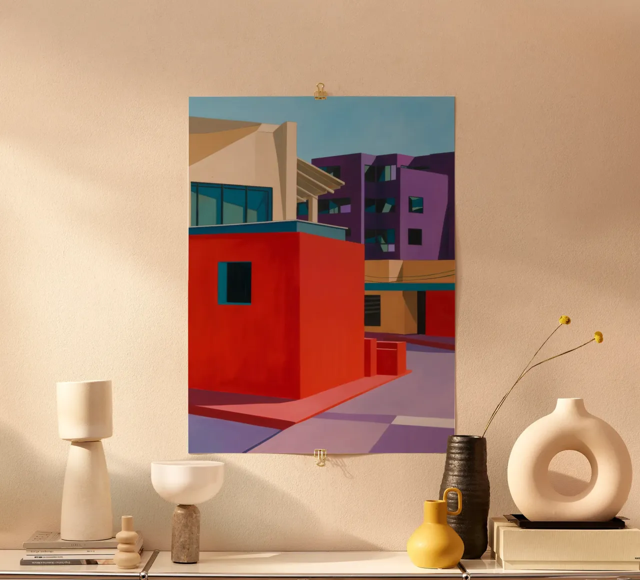 Terrassen des Lichts Poster von Mystic Grain