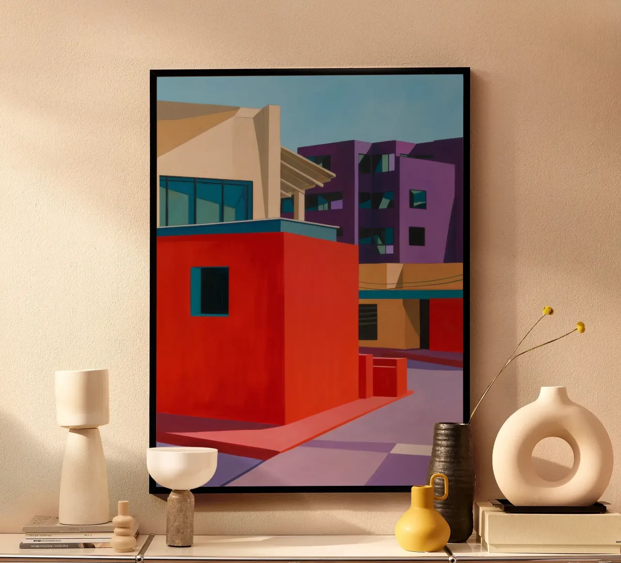 Terrassen des Lichts Poster von Mystic Grain