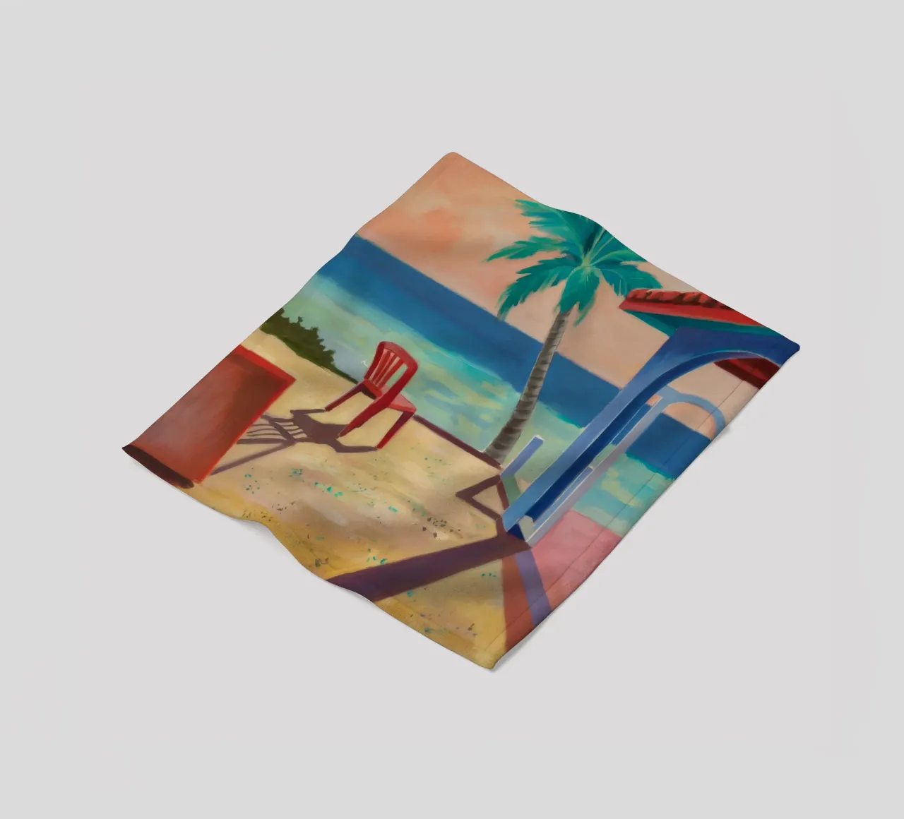Silenzio di Palm Breeze coperta in pile da Mystic Grain