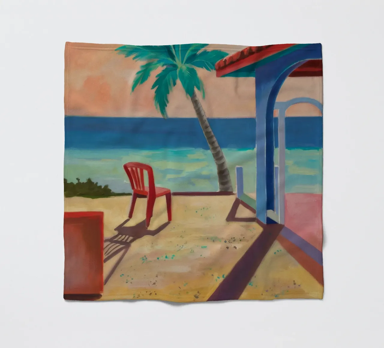 Silenzio di Palm Breeze coperta in pile da Mystic Grain