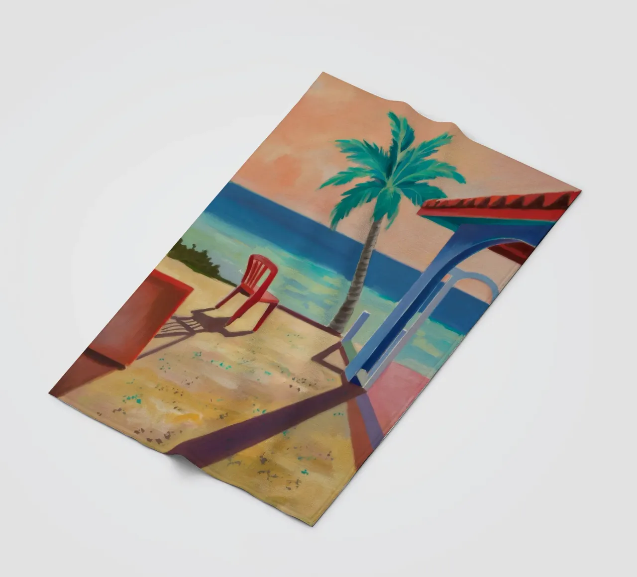 Silenzio di Palm Breeze coperta in pile da Mystic Grain