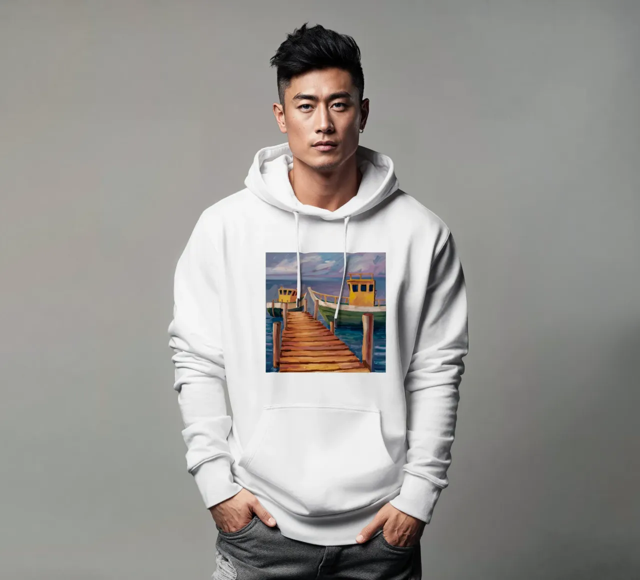 Dock of Solace felpa con cappuccio da Mystic Grain