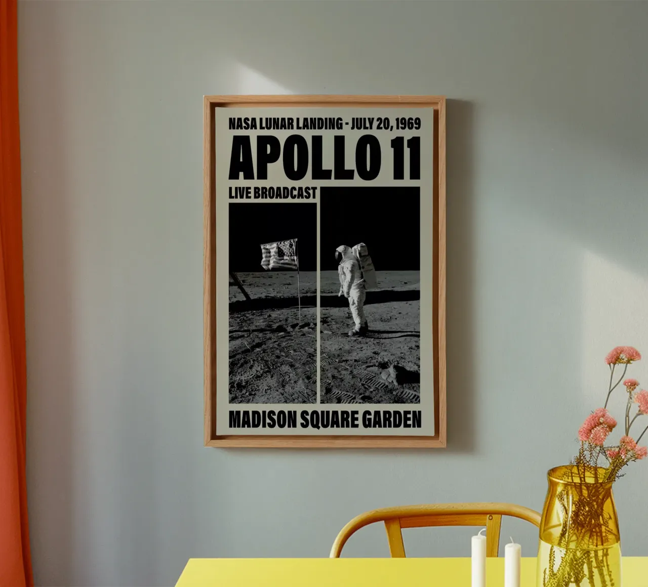 Apollo 11, Madison Square Garden II canvas by Vintage by JUNIQE