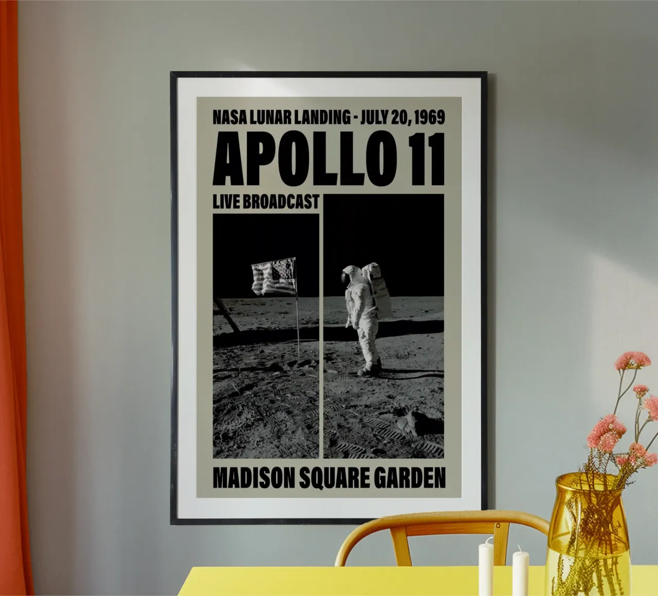 Apollo 11, Madison Square Garden II carta hahnemühle da Vintage by JUNIQE