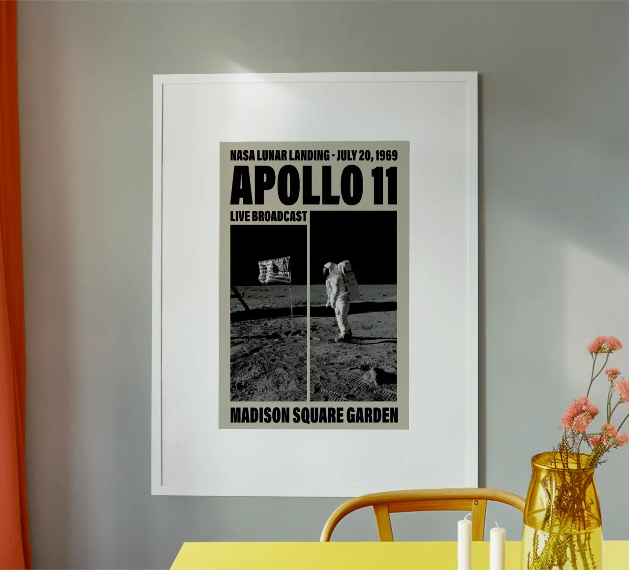 Apollo 11, Madison Square Garden II carta hahnemühle da Vintage by JUNIQE