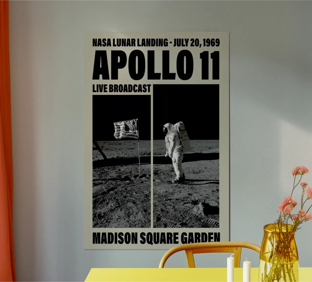 Apollo 11, Madison Square Garden II carta hahnemühle da Vintage by JUNIQE