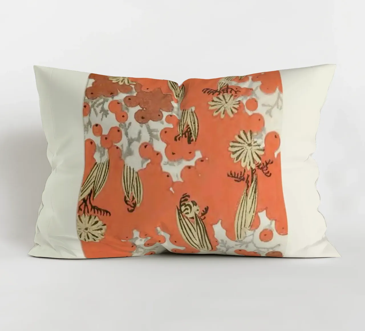 Shin-Bijutsukai - Berry decorative cushion by Vintage by JUNIQE