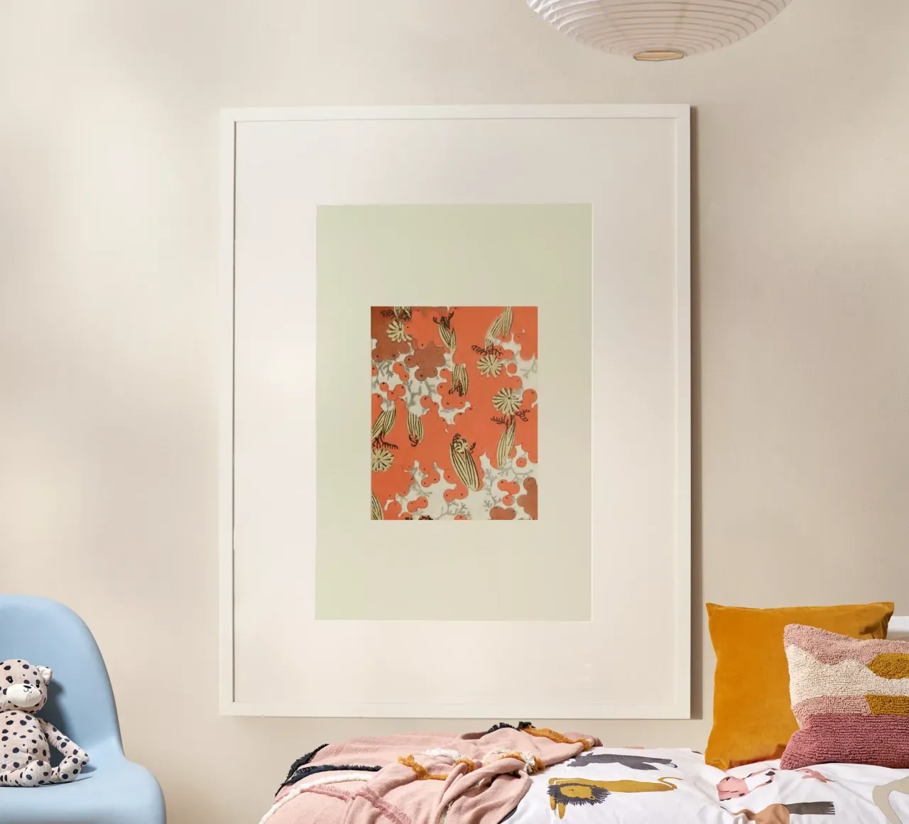 Shin-Bijutsukai - Berry poster con telaio in legno da Vintage by JUNIQE