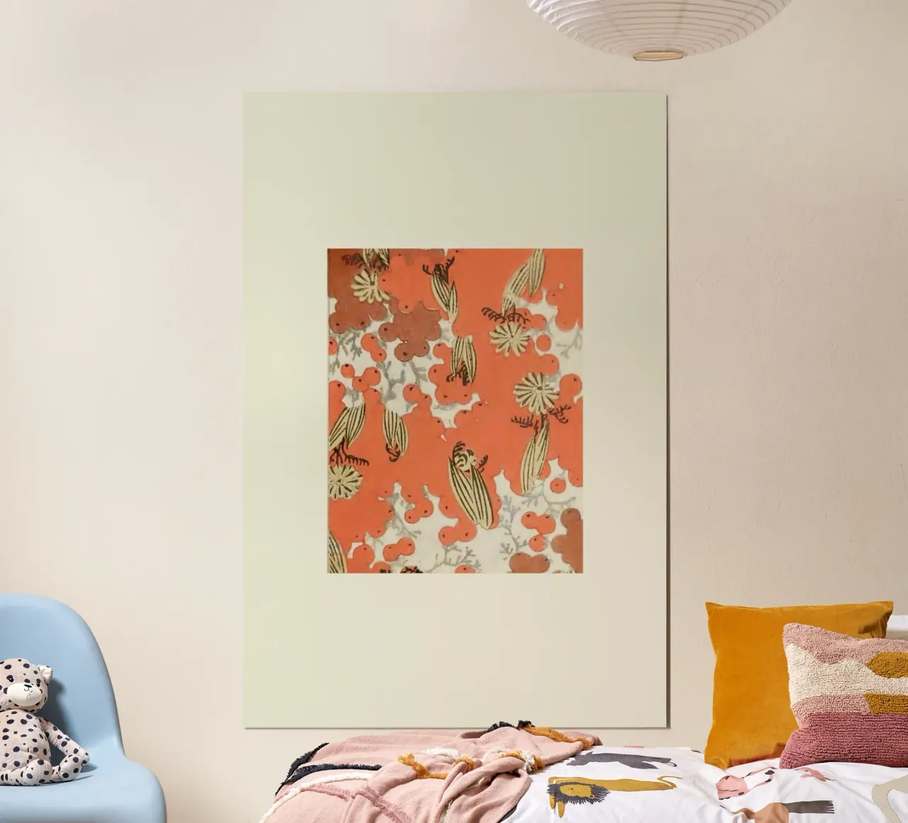 Shin-Bijutsukai - Berry poster con telaio in legno da Vintage by JUNIQE