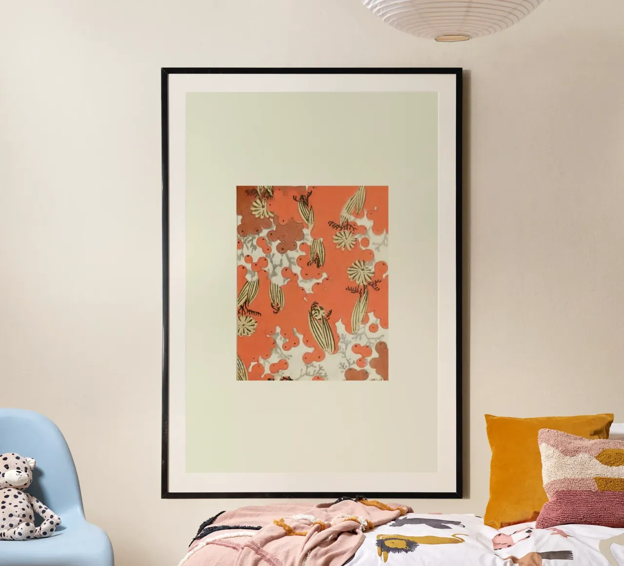 Shin-Bijutsukai - Berry poster con telaio in legno da Vintage by JUNIQE