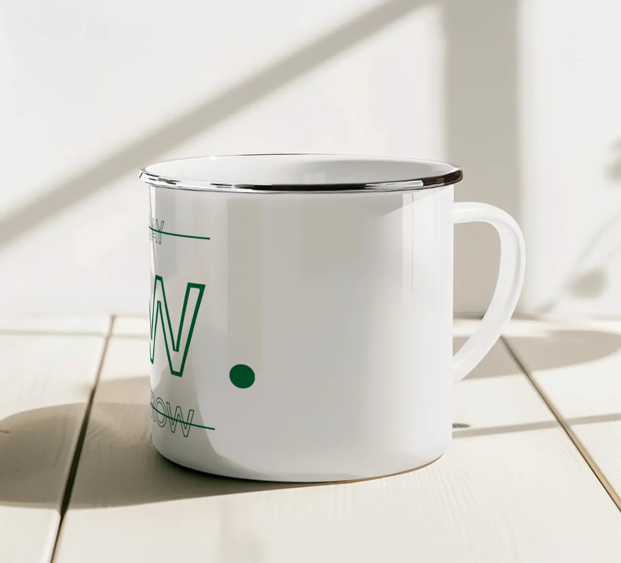 Ora tazza in smalto da Gunawan Rb