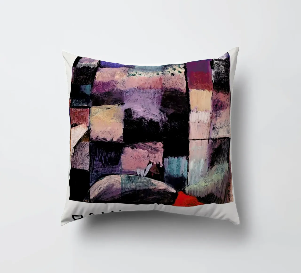 Klee - On a Motif from Hammamet decorative cushion by Vintage by JUNIQE