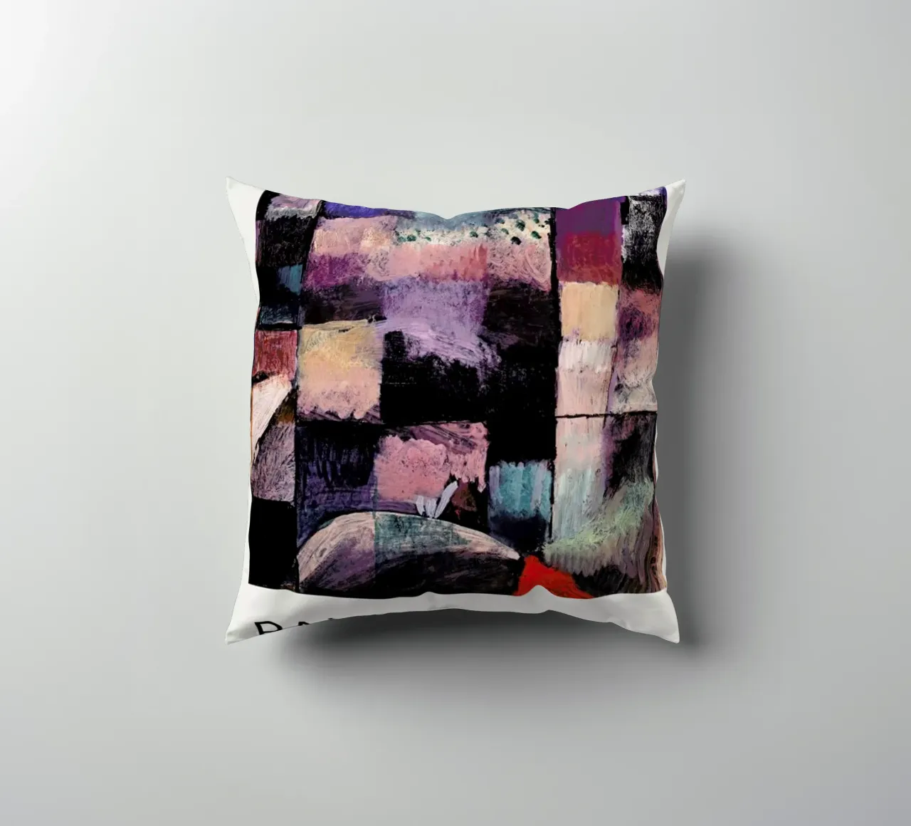 Klee - On a Motif from Hammamet decorative cushion by Vintage by JUNIQE