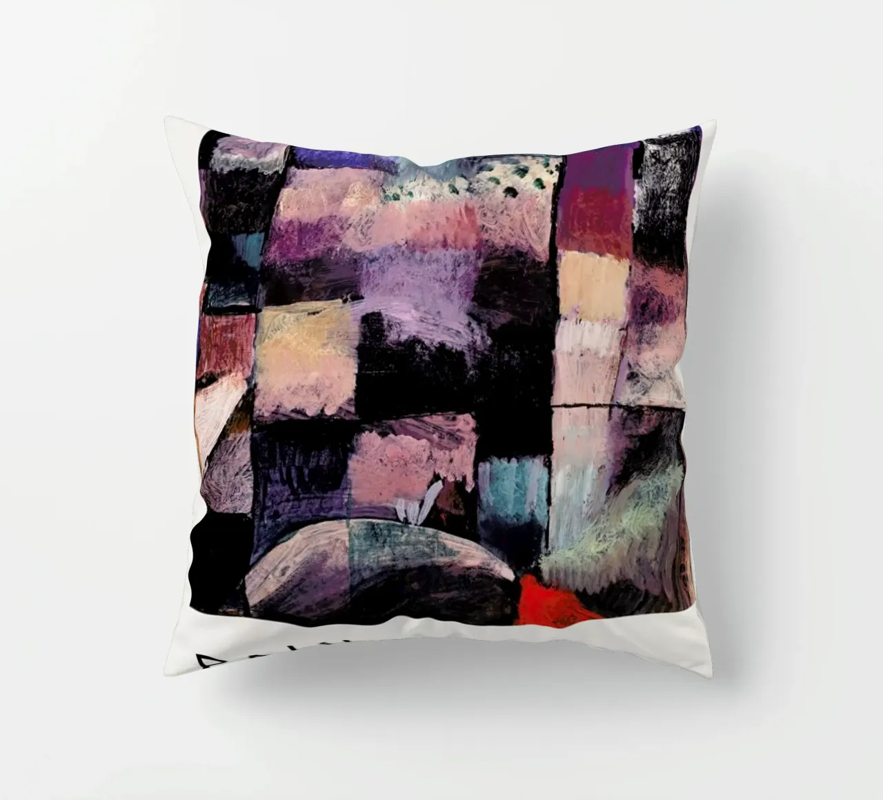 Klee - On a Motif from Hammamet decorative cushion by Vintage by JUNIQE