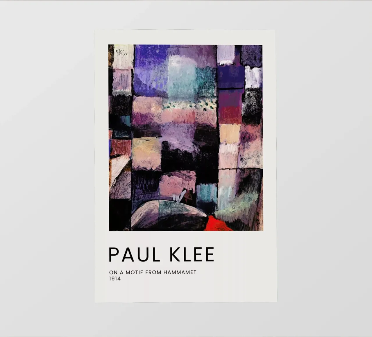Klee - On a Motif from Hammamet pellicola backlit da Vintage by JUNIQE