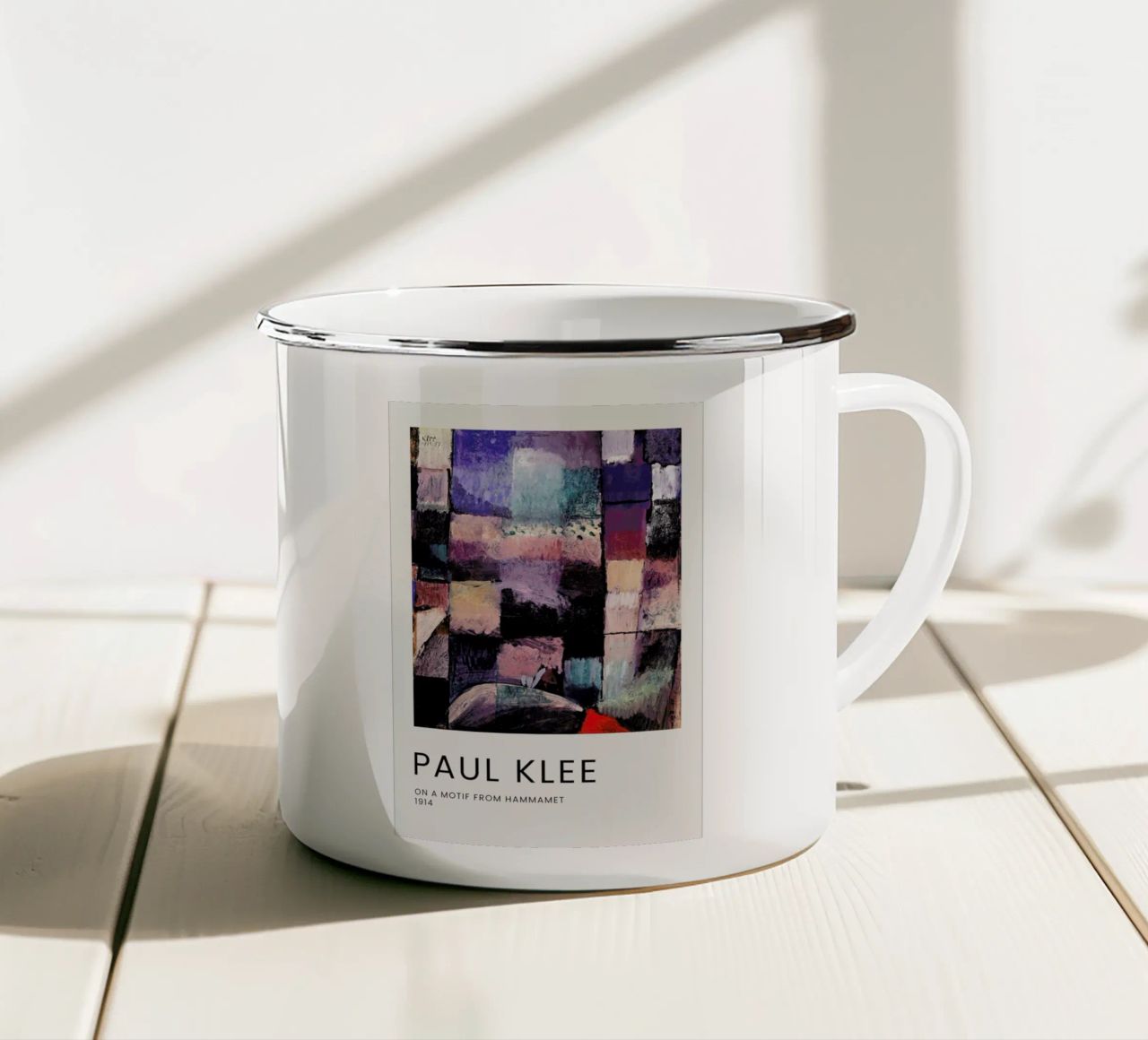 Klee - On a Motif from Hammamet tazza in smalto da Vintage by JUNIQE