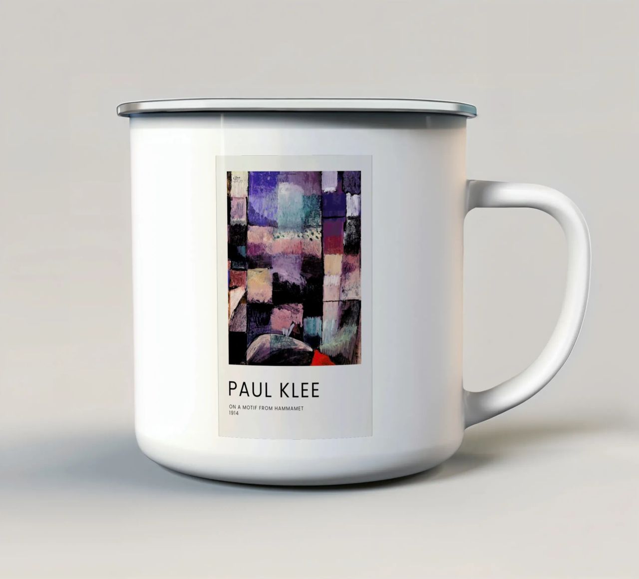 Klee - On a Motif from Hammamet tazza in smalto da Vintage by JUNIQE