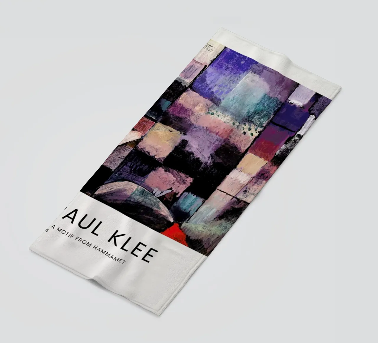 Klee - On a Motif from Hammamet beach towel by Vintage by JUNIQE