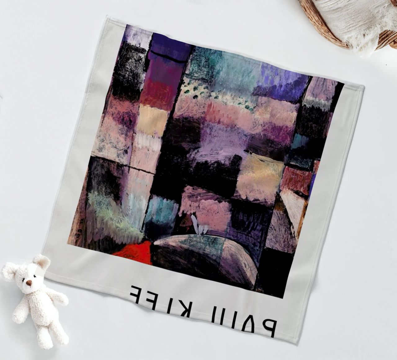 Klee - On a Motif from Hammamet coperta in pile da Vintage by JUNIQE